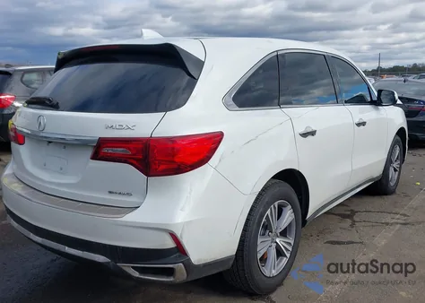 2020 Acura Mdx Standard from USA, damaged, VIN 5J8YD4H3XLL033640
